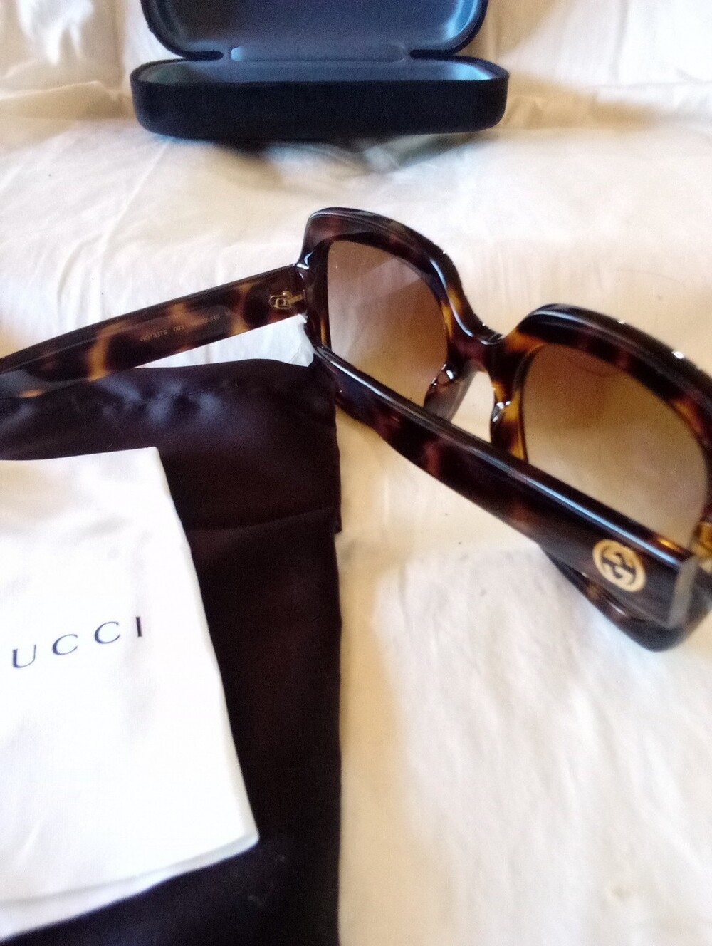 Gucci GG1337S Havana Brown Shaded Sunglasses 54mm - Picture 2 of 3